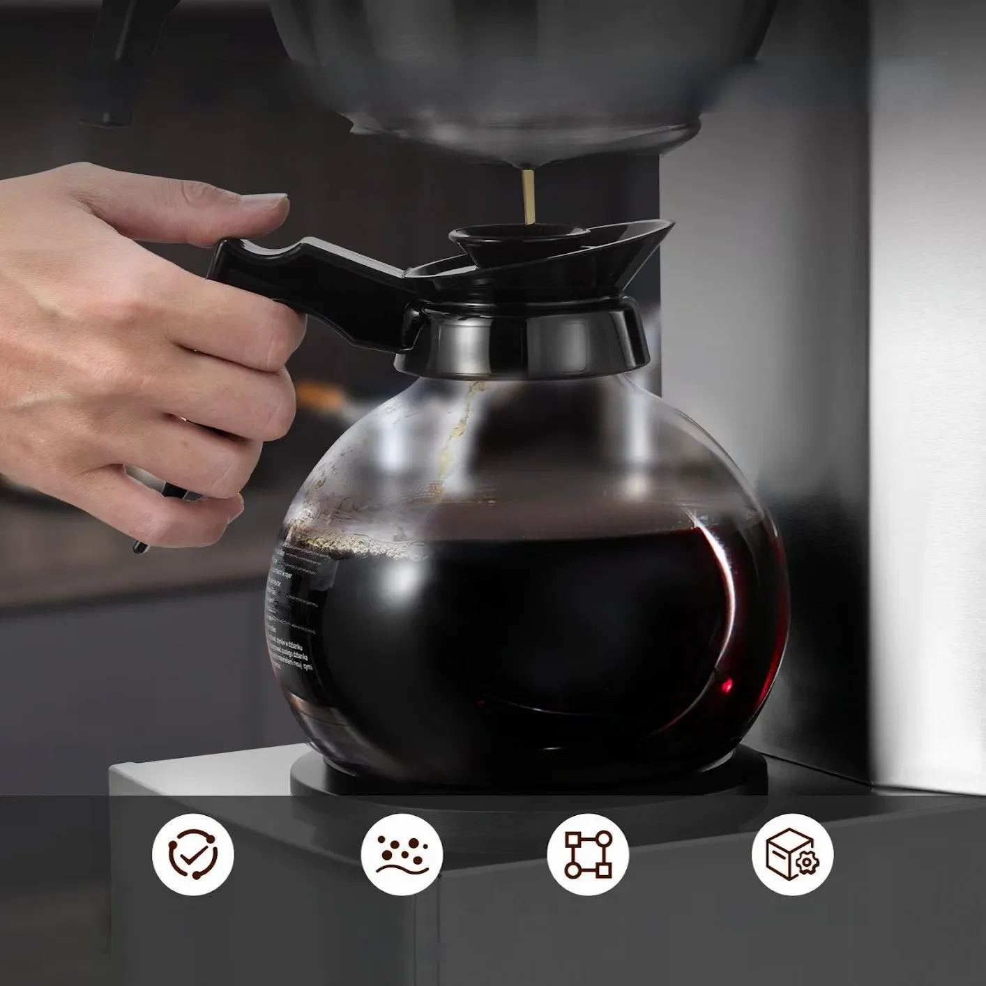 Ekspres Przelewowy do Gastronomii – 2 Podgrzewacze - obrazek 6