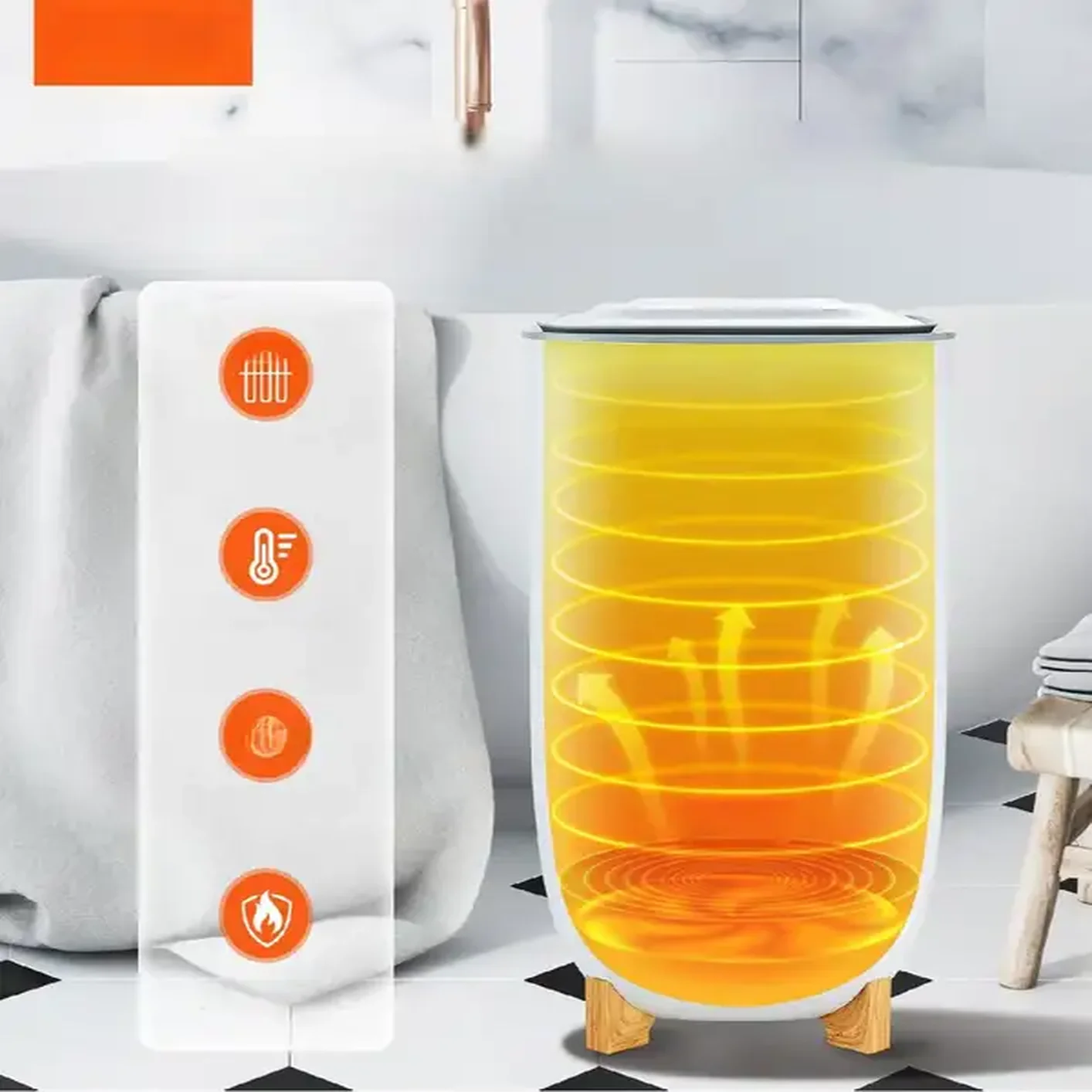 Podgrzewacz do ręczników 35L ekran LED + Timer - obrazek 6