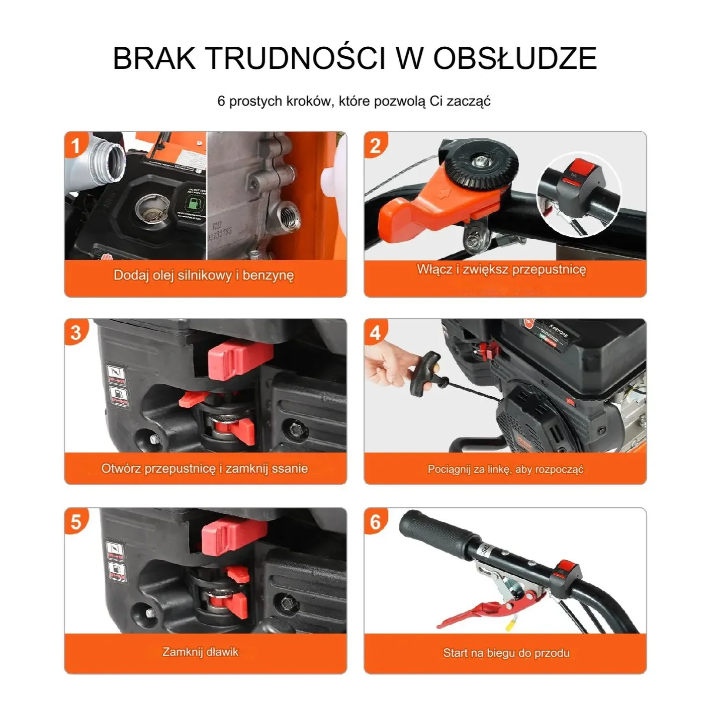 Glebogryzarka z Napędem Gazowym 212 CC - obrazek 4