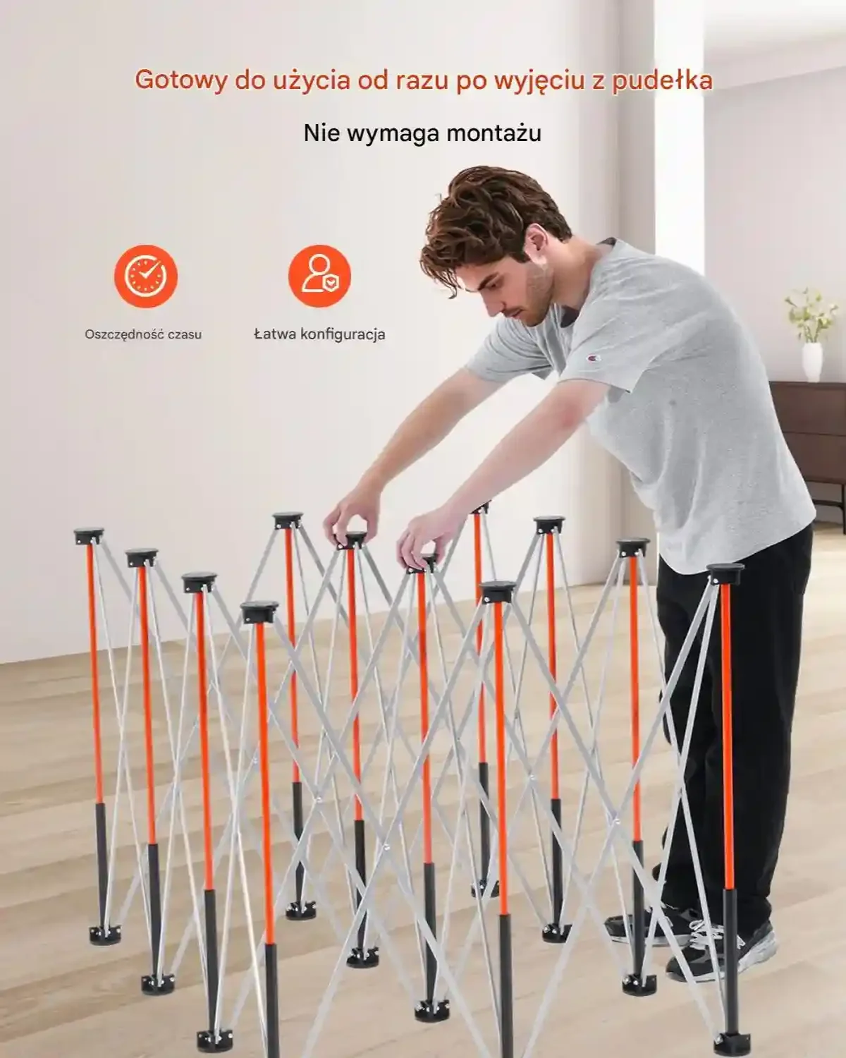 Stół warsztatowy składany 1865x1261 mm przenośny 2041 kg do garażu - obrazek 2