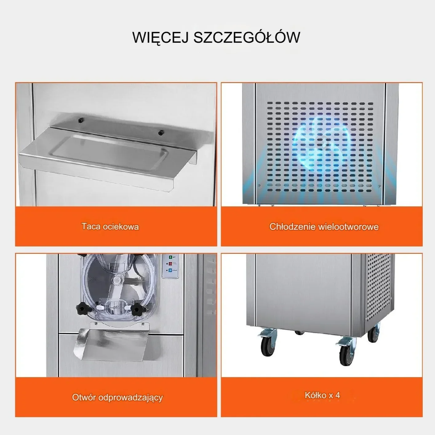 Maszyna do robienia lodów 18l/h - obrazek 5