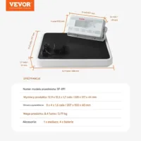 Waga medyczna cyfrowa 250kg antypoślizgowa hold/tare do domu i gabinetu