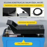 Pneumatyczna pompa hydrauliczna nożna 700 bar 1,8 m