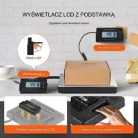 Waga elektroniczna magazynowa/sklepowa/pocztowa/towarowa 150 g–200 kg