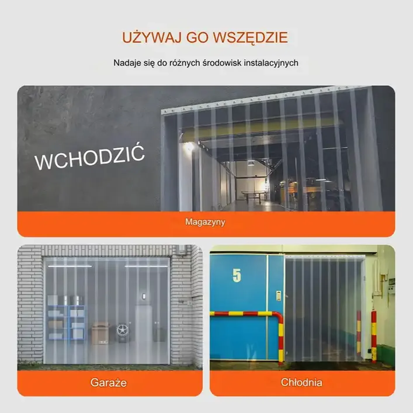 KURTYNA PCV PASY FOLIA PASKOWA 3048x30,5 cm - obrazek 5