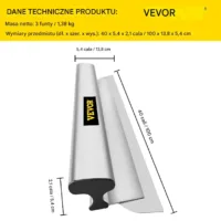 Ostrze Szpachlówka do Wygładzania Płyt GIpsowych 100 cm
