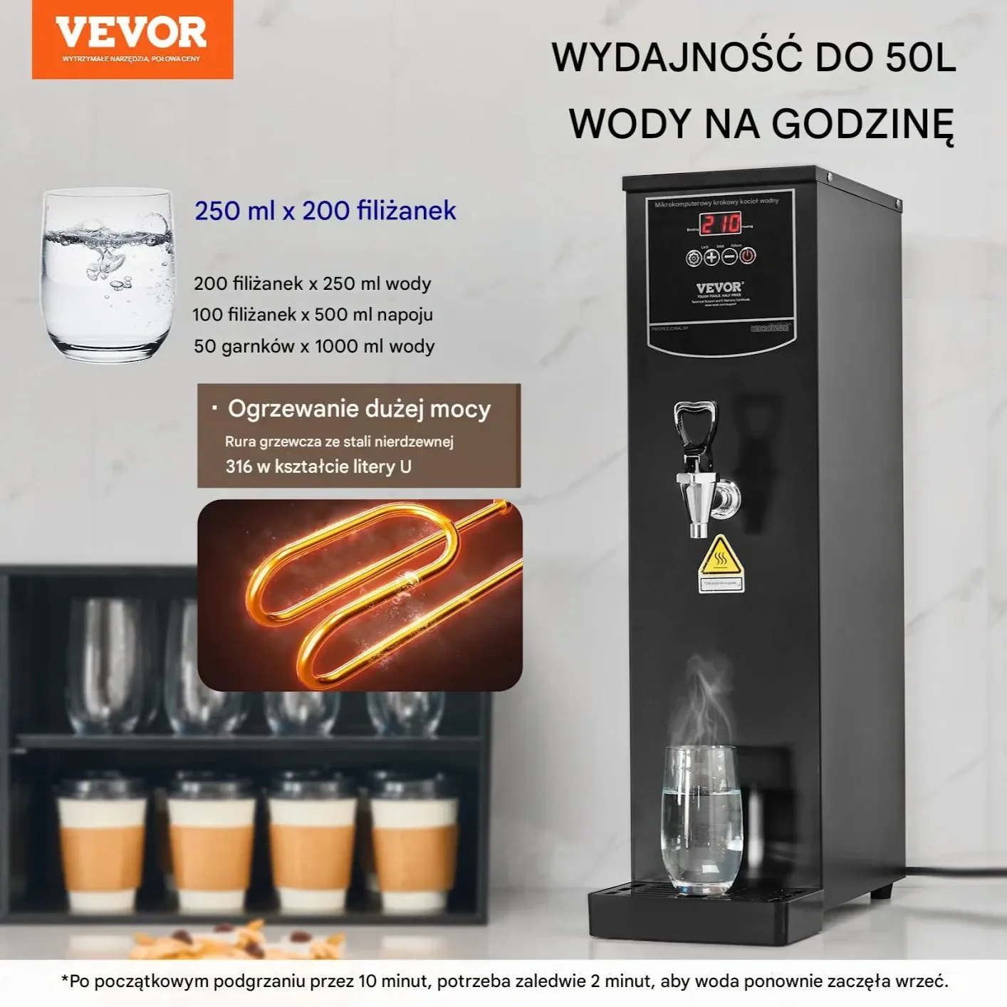 Elektryczny Warnik do Wody 20 L - obrazek 3