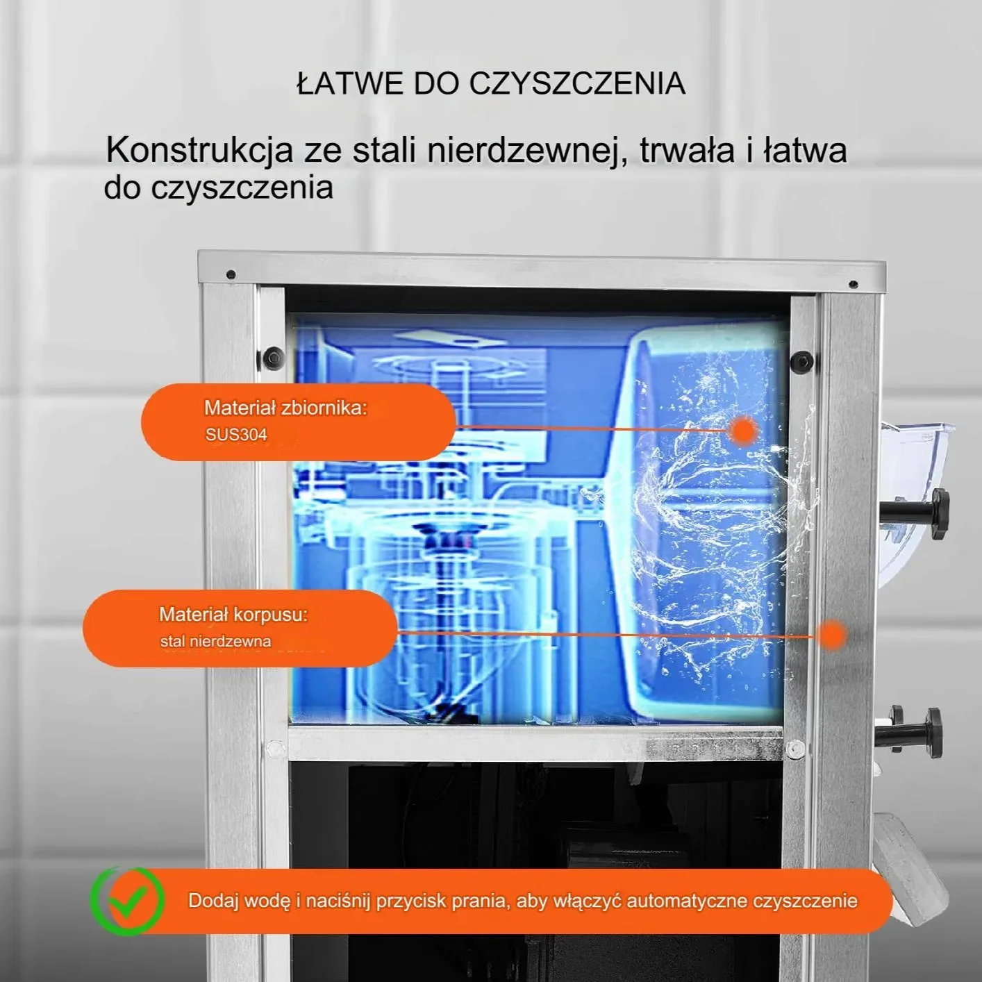 Maszyna do robienia lodów 18l/h - obrazek 3