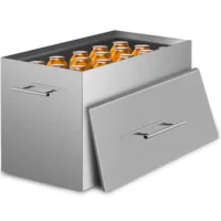 Kwadratowy wkład do gotowania w kąpieli wodnej 15 L