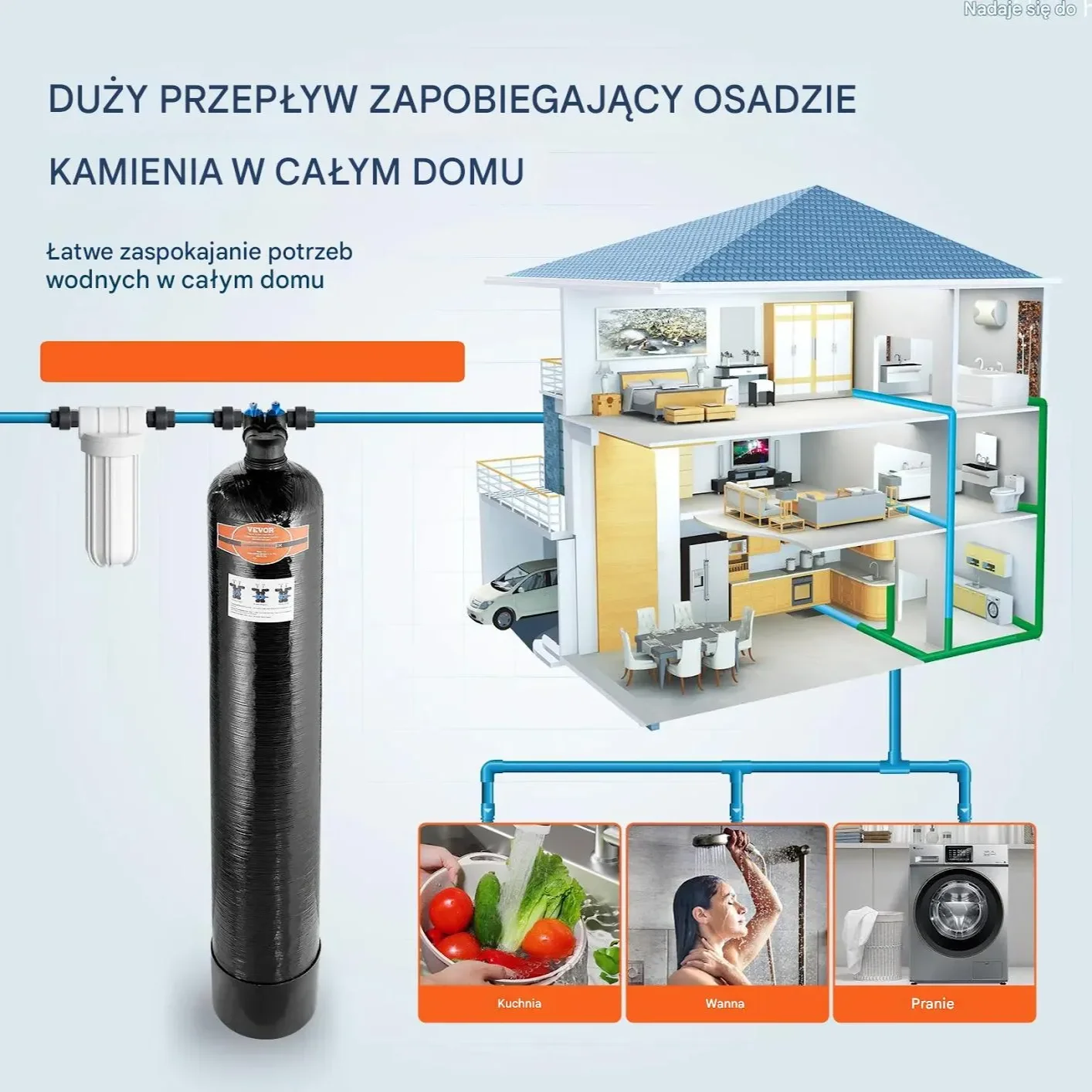 Zmiękczacz wody bezsolny do domu dla 5-8 osób system antykamienny - obrazek 4