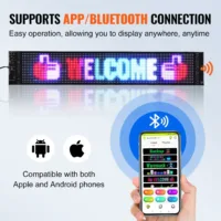 Reklama LED Wyświetlacz Tablica Ekran  68 x 12 cm