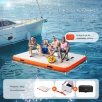 Nadmuchiwana pływająca tratwa wyspa na basen plaże 2,43 x 1,82 m
