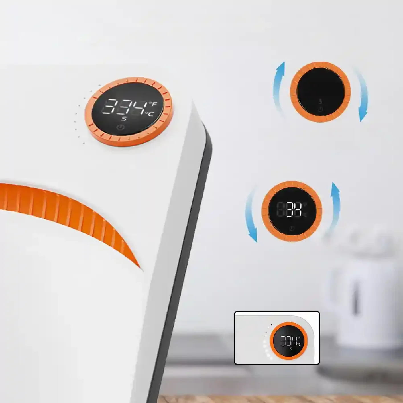 Prasa termotransferowa przenośna 2w1 22,8 x 22,8 cm - obrazek 3