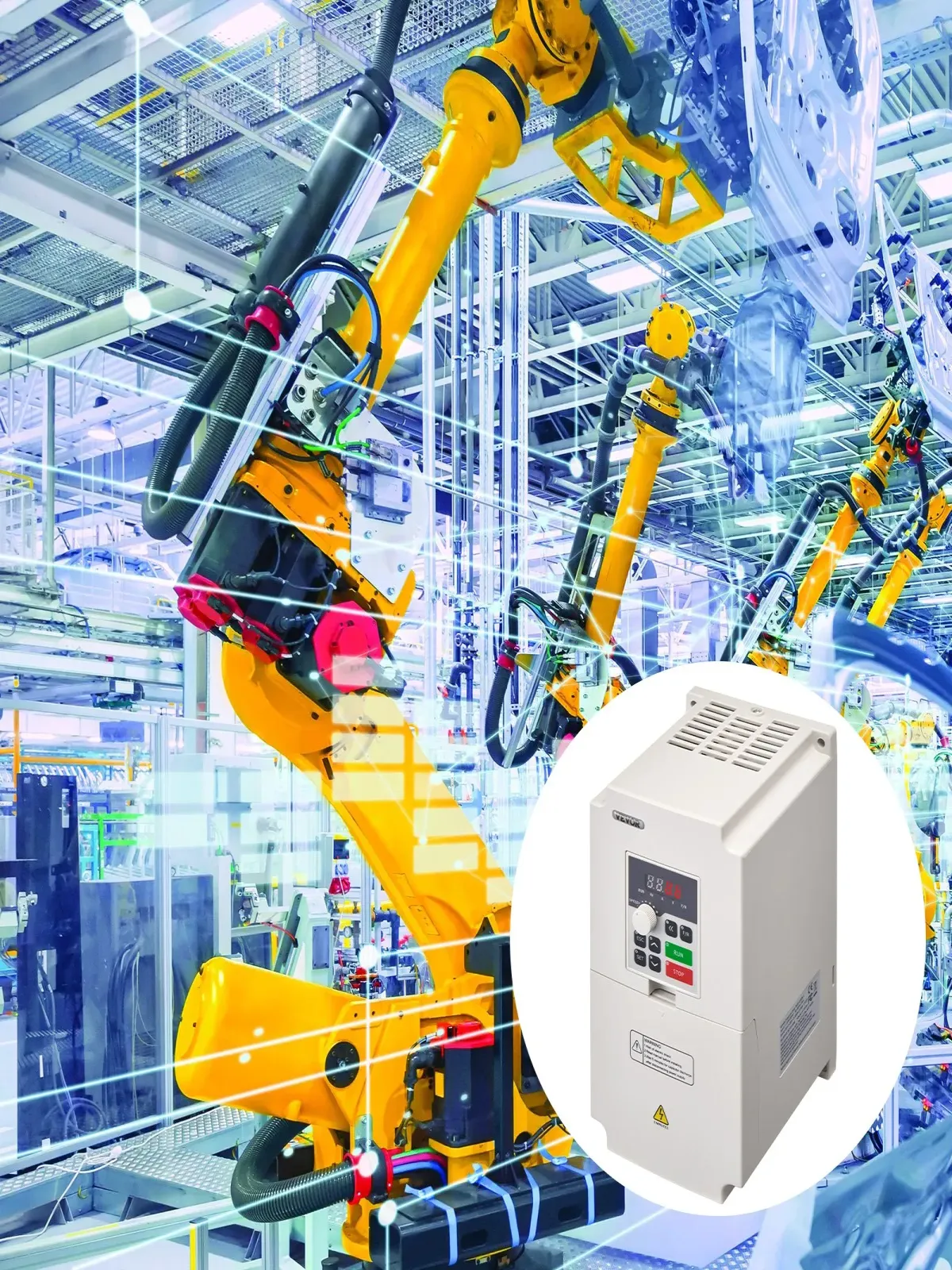 Falownik VFD 5.5kW 7.5HP 220V 1/3 fazowy sterownik silnika CNC regulowany - obrazek 6