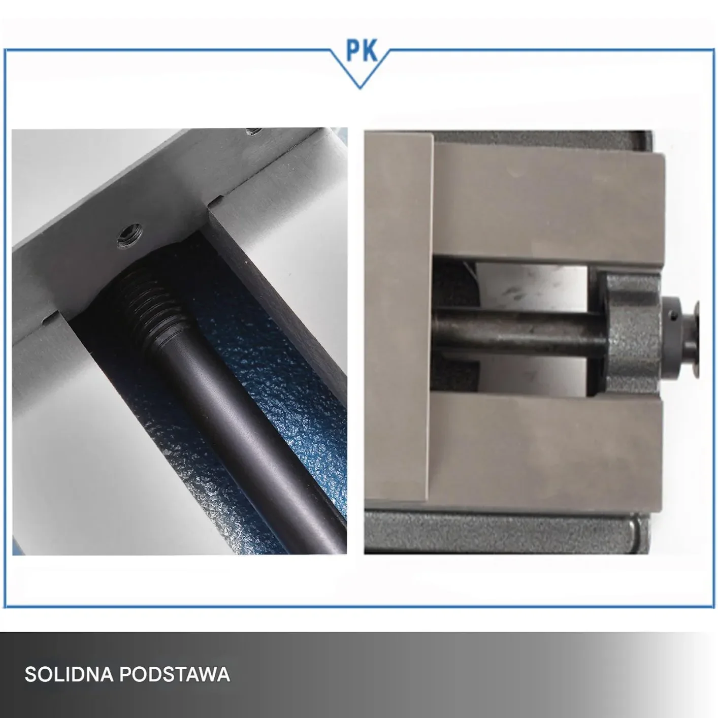 Imadło precyzyjne frezarskie 125mm 5" obrotowa podstawa 360° zacisk - obrazek 6