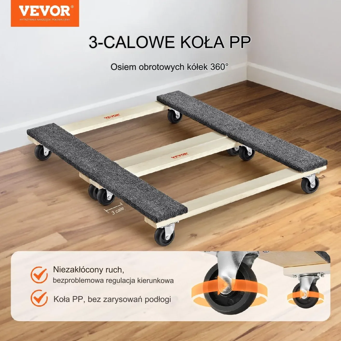 Wózek Meblowy Drewniany - obrazek 6