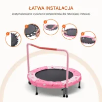 Składana trampolina dla dzieci 91,5 cm