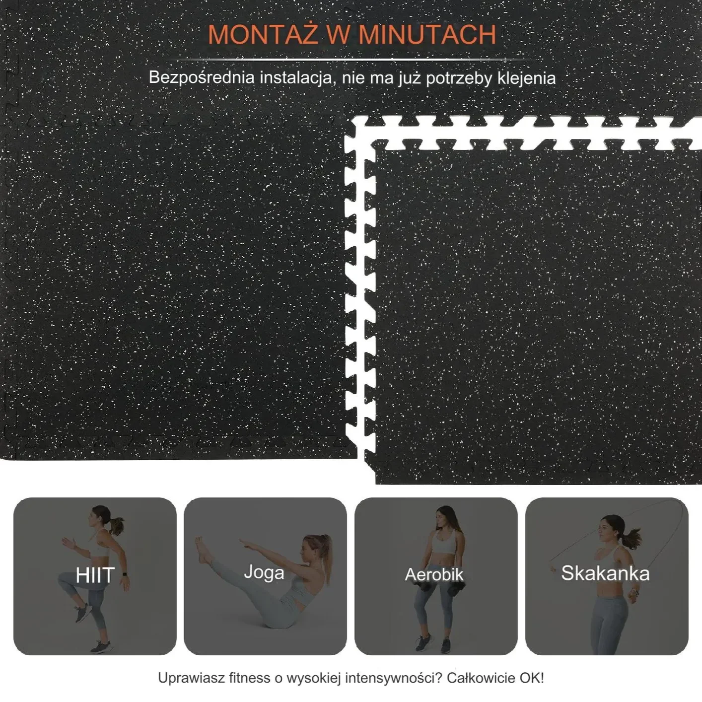 Maty Podłogowe do Siłowni 12 Sztuk - obrazek 6