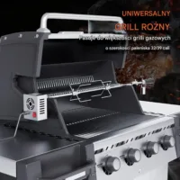 Rożen obrotowy elektryczny do grilla grill gazowy 118 cm