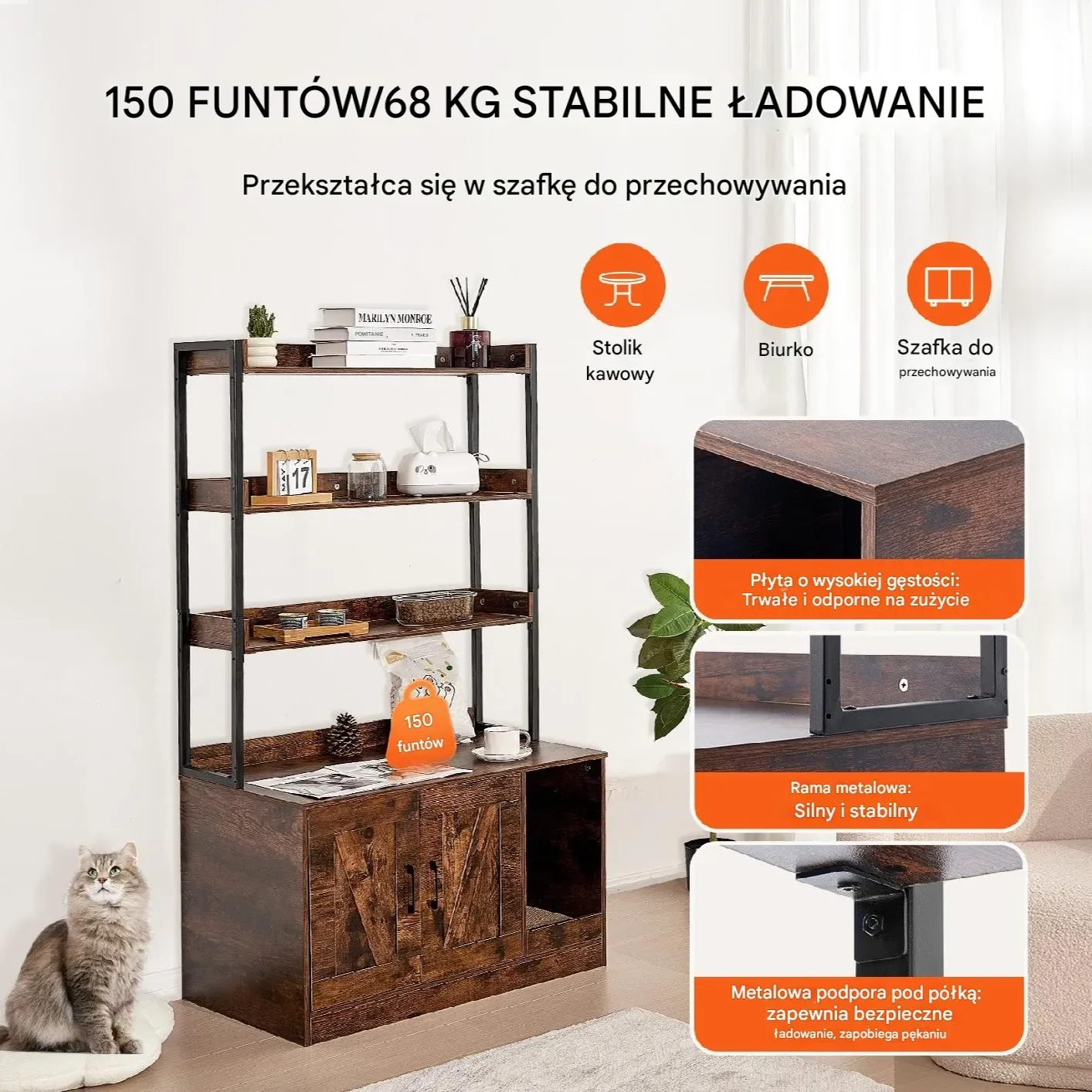 Obudowa na Kuwetę z Trzema Półkami - obrazek 2