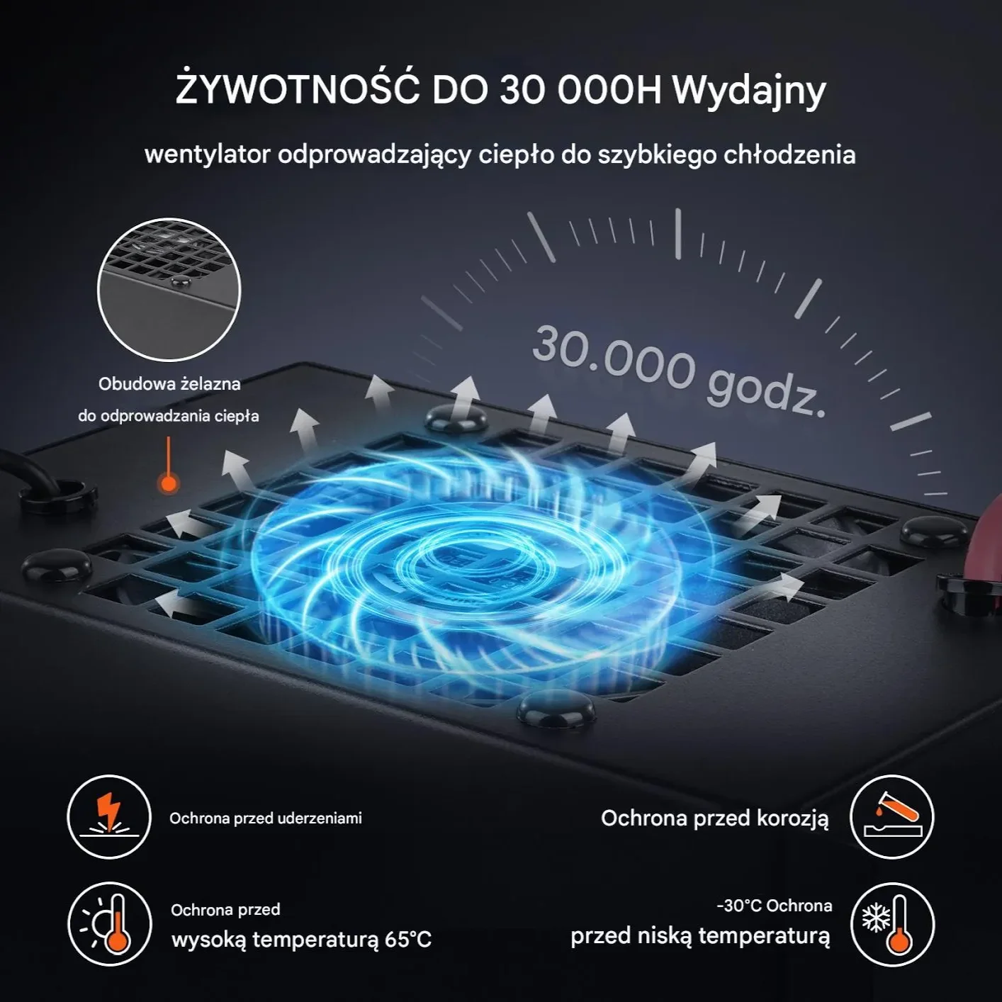 Zasilacz CO2 do Tub Laserowych 60W do Grawerek i Cutterów - obrazek 4