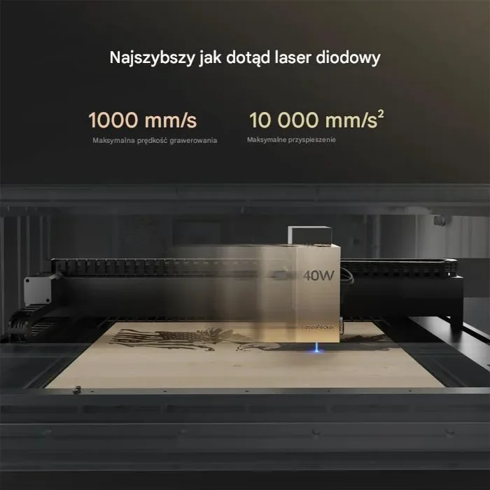 Ploter laserowy LaserPecker LX2 20W All-in-One precyzyjny do warsztatu DIY - obrazek 5