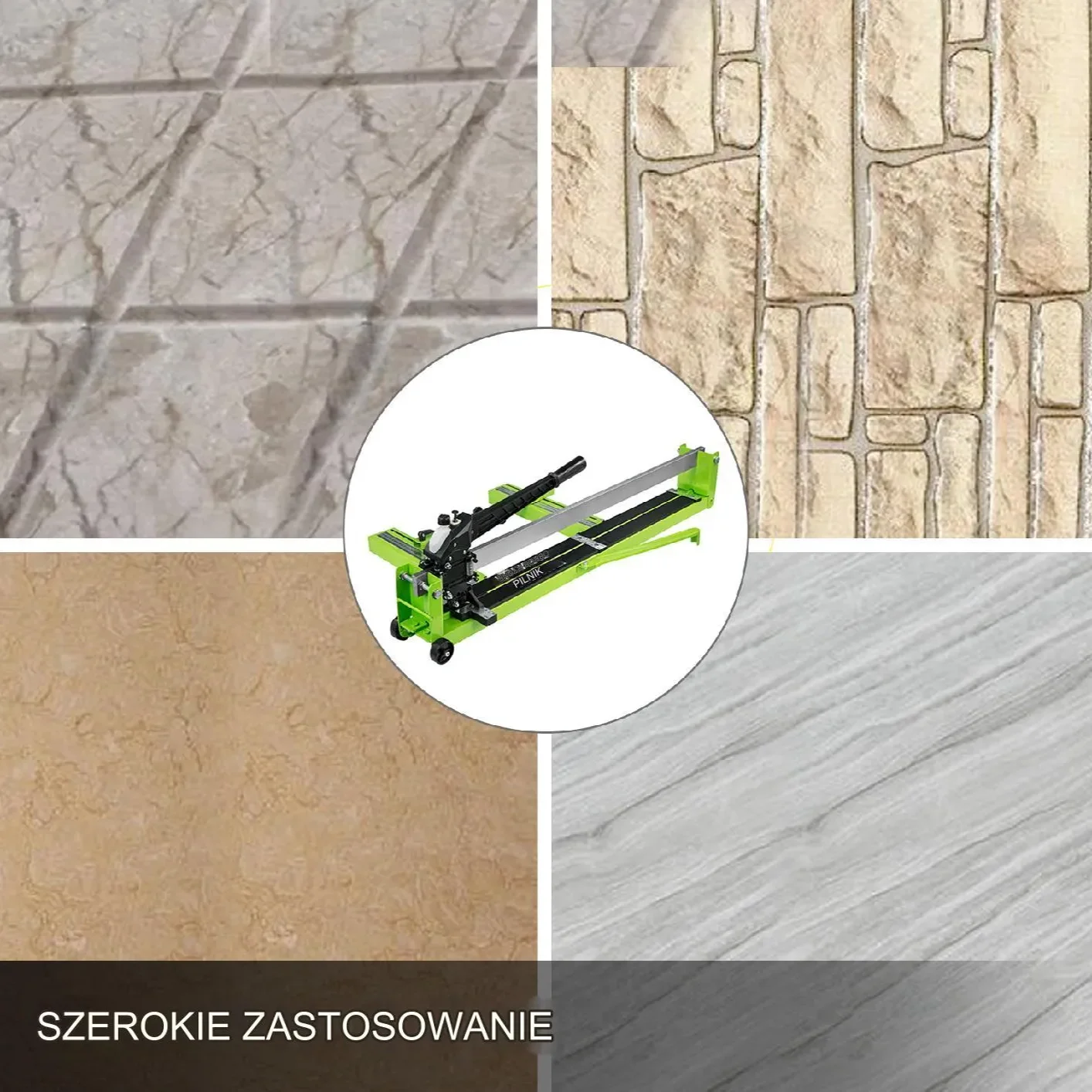 Profesjonalna maszynka do cięcia płytek, glazury i gresu Przecinarka 800 mm - obrazek 5