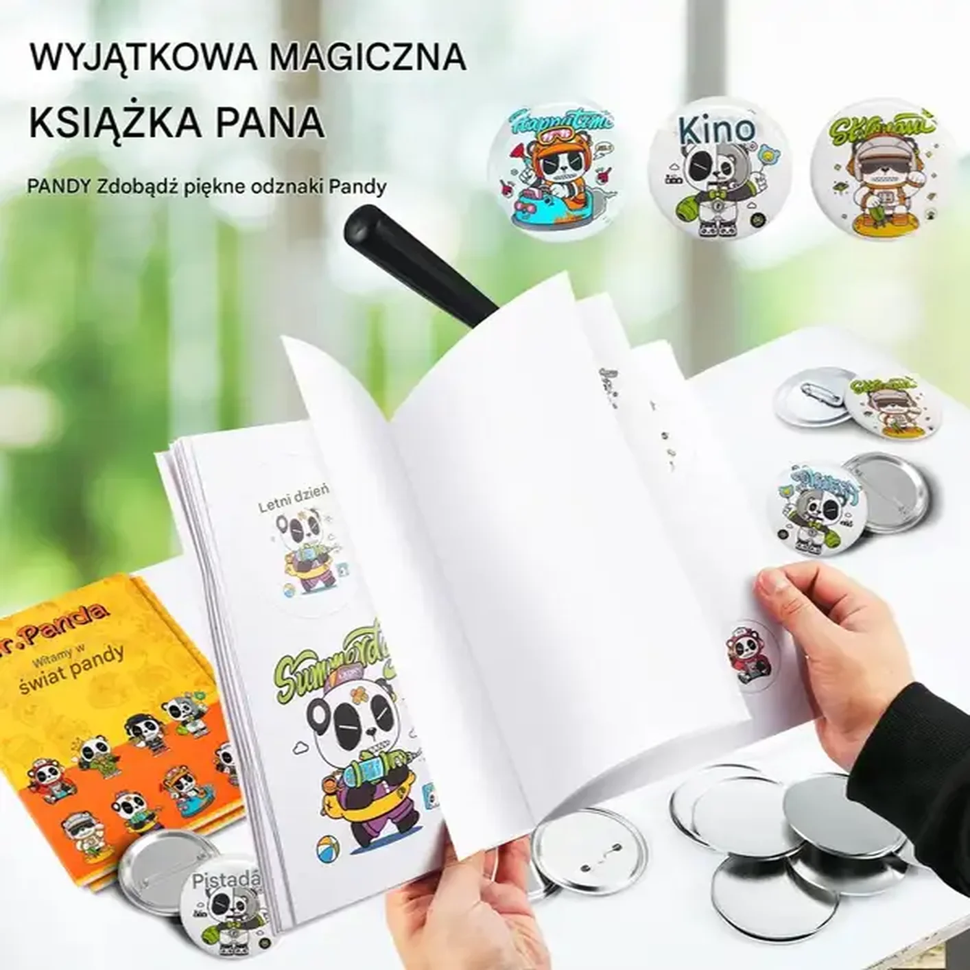 Prasa do pinów 2w1, 25 i 58 mm 500 kompletów, wycinarka aluminiowa - obrazek 4