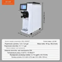 Maszyna do lodów gastronomiczna 10-20L/h lodziarnia lody jogurt mrożony