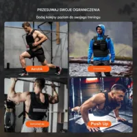 Obciążniki do kamizelki treningowej 2 x 3,9 kg