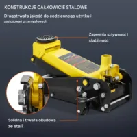 Podnośnik Hydrauliczny 3T niskoprofilowy stalowy do warsztatu