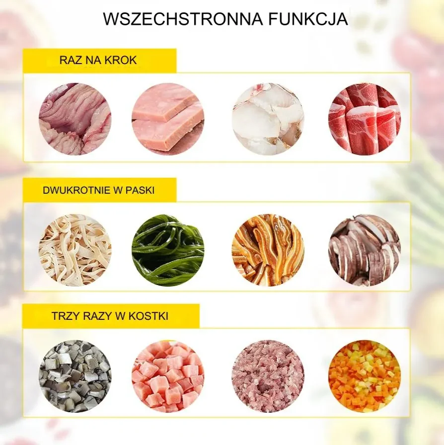 Elektryczna krajalnica do mięsa wędlin profesjonalna 850 W 3,5 mm - obrazek 3