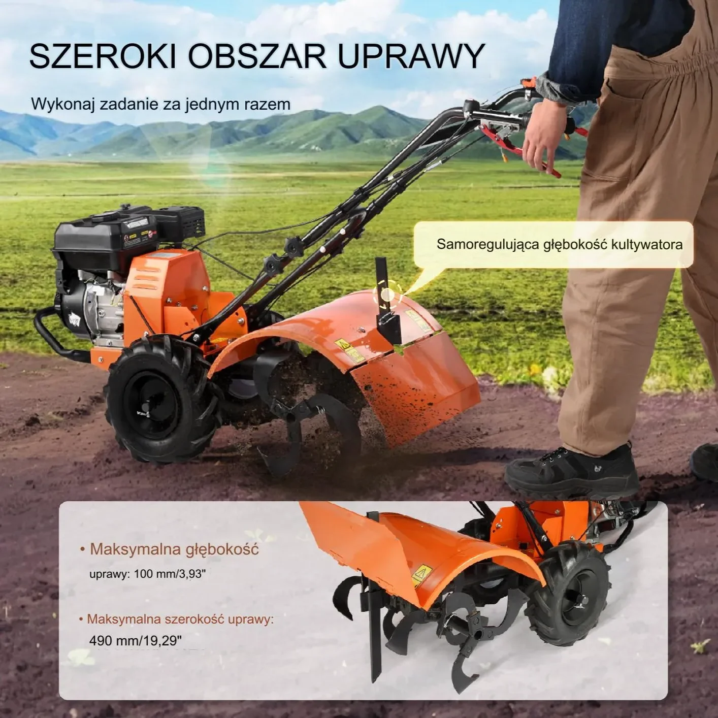 Glebogryzarka z Napędem Gazowym 212 CC - obrazek 2