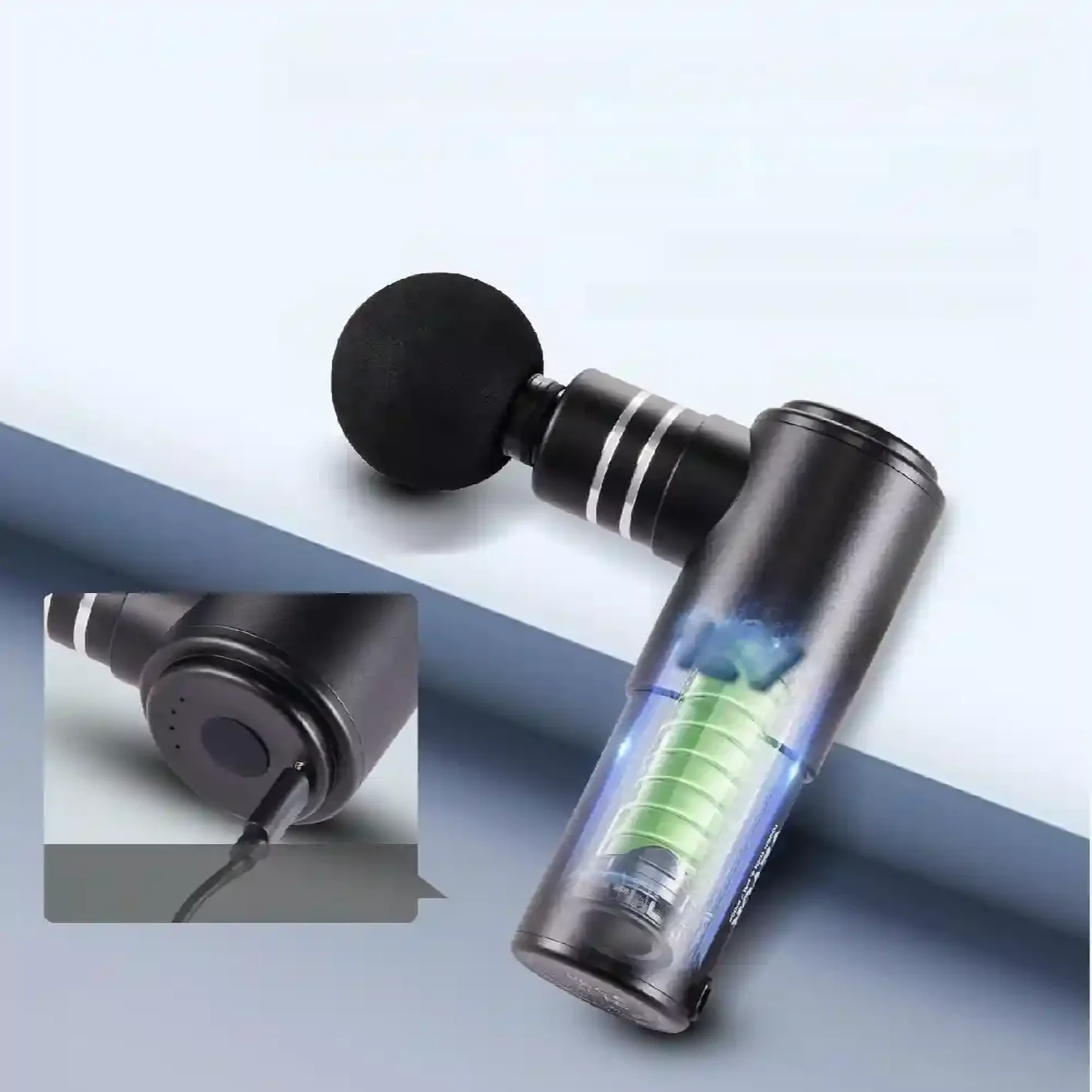 Masażer pistoletowy do ciała, pleców i stóp 12V 3200 obr./min - obrazek 2