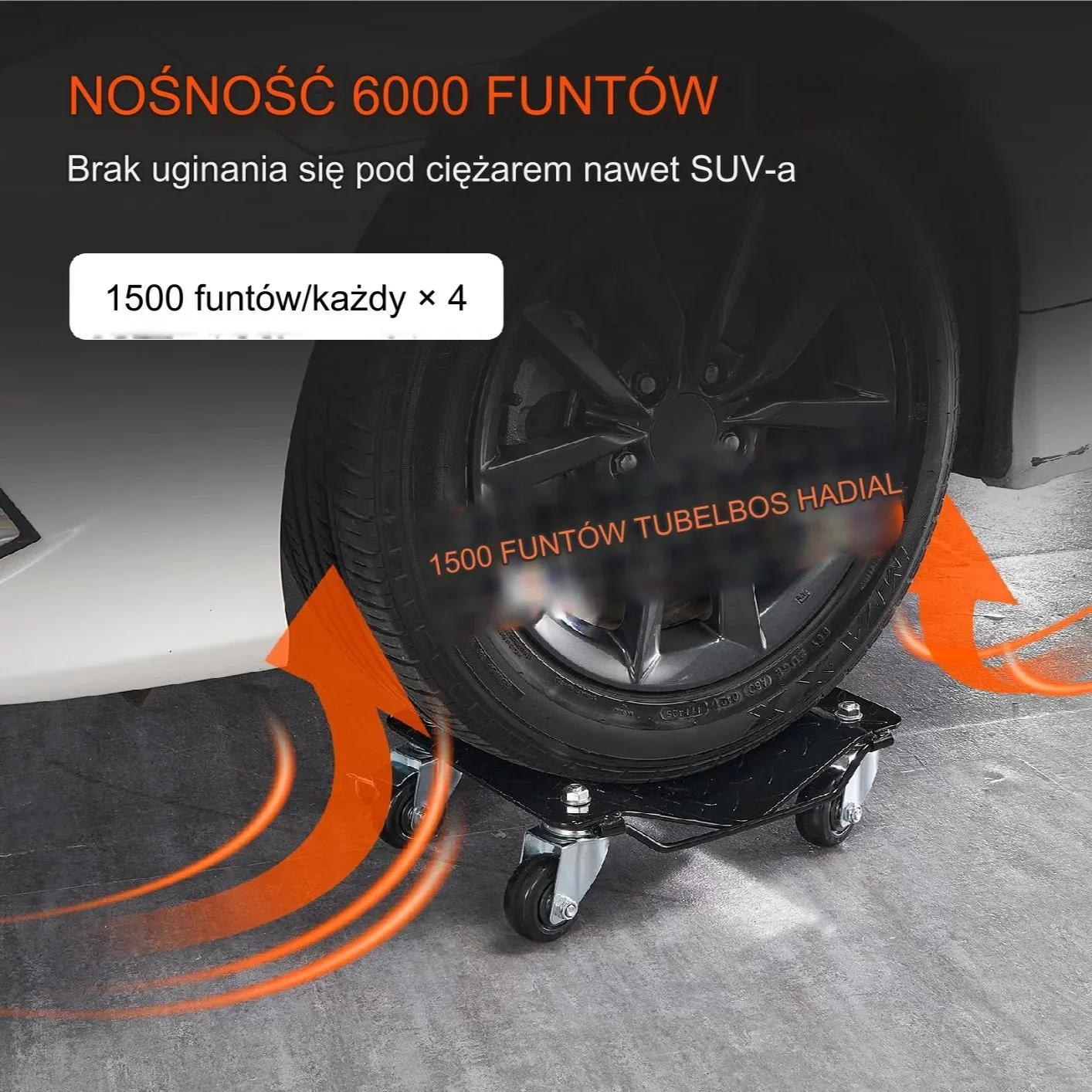 Wózki pod koła 4szt 3000kg – naprawa samochodów warsztat profesjonalne - obrazek 4