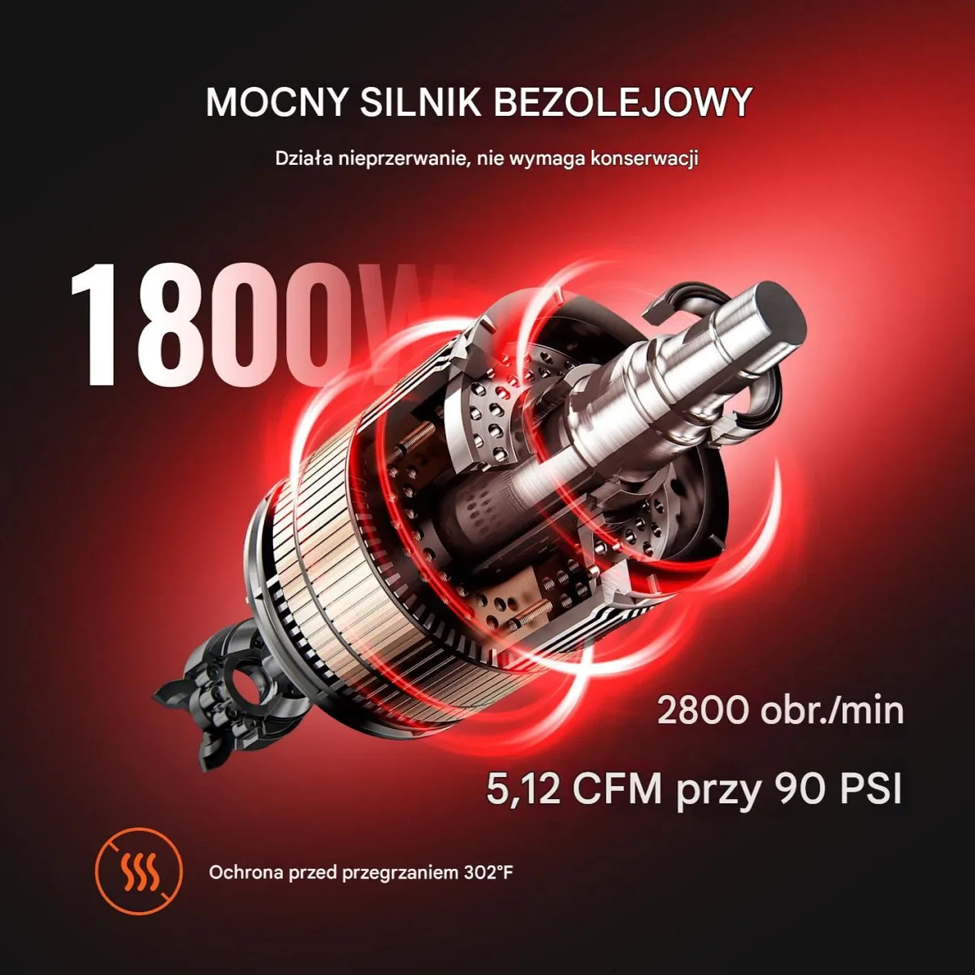 Sprężarka powietrza 35 L - obrazek 2