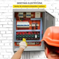 Skrzynka elektryczna rozdzielnia obudowa metalowa 70x50x20 cm