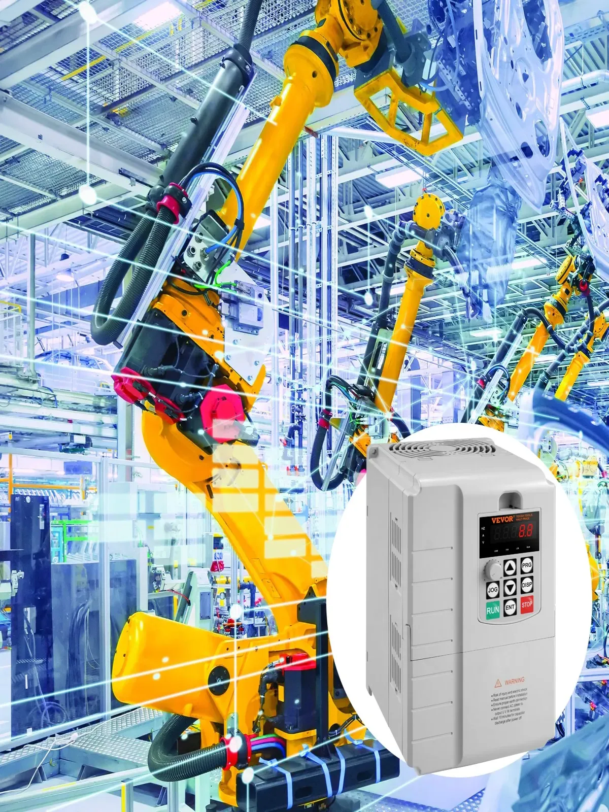 Falownik VFD 7.5kW 10HP 34A do silnika 3-fazowego regulacja obrotów - obrazek 6