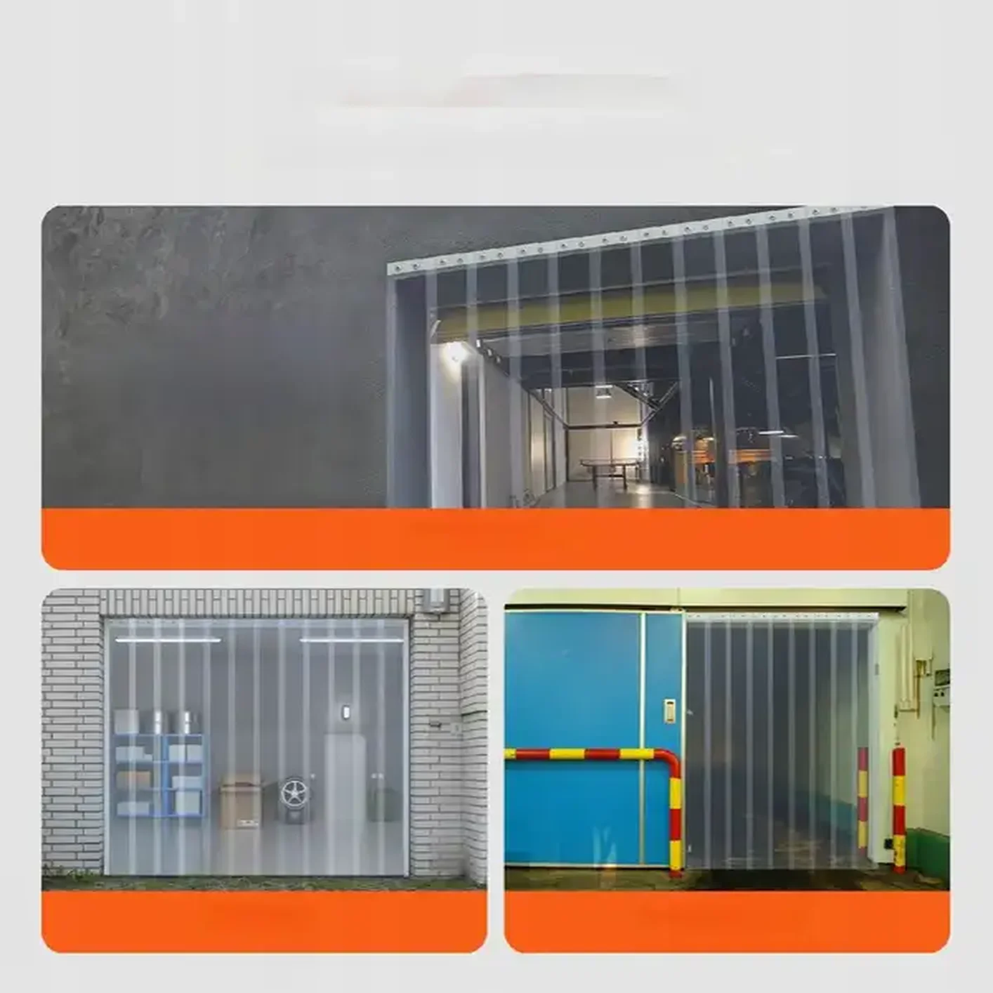 KURTYNA PCV PASY FOLIA PASKOWA 3048x30,5 cm - obrazek 3