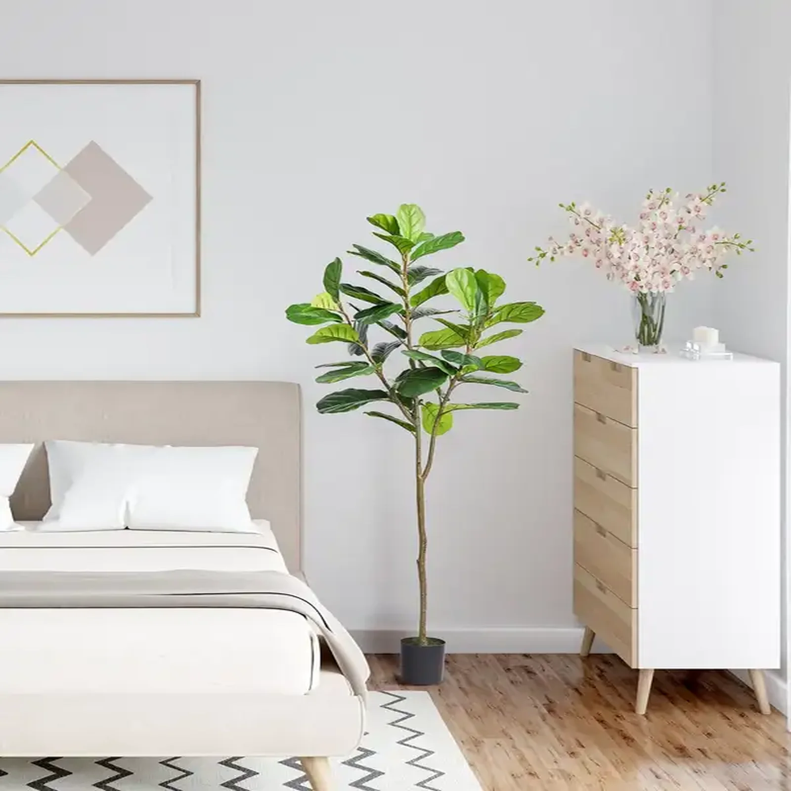 Drzewo figowiec sztuczne drzewko ozdobne drzewo figowe 185 cm - obrazek 4