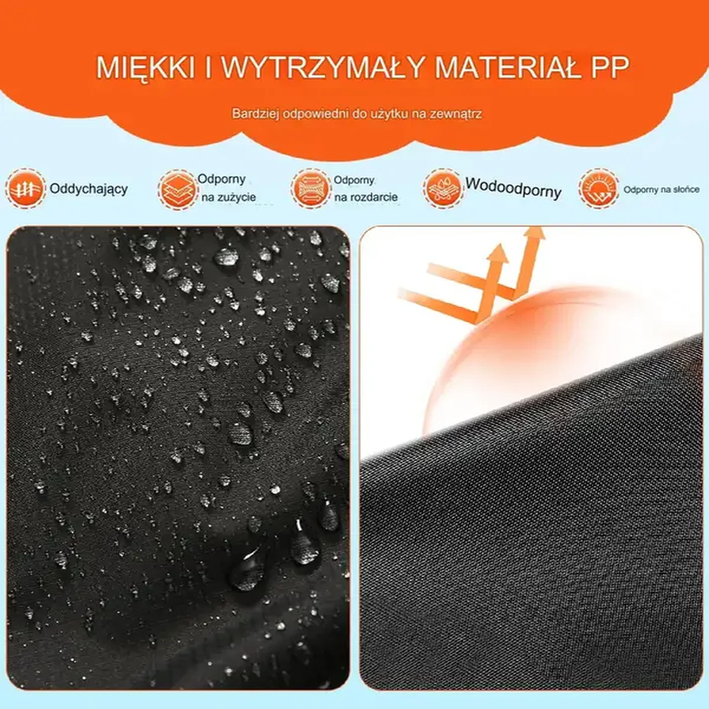 Hamak dziecięcy do kopuły 10ft 160kg plac zabaw relaks ogród zadaszenie - obrazek 4