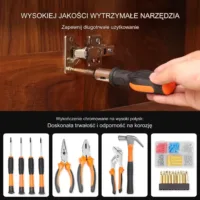 Zestaw Narzędzi 146-częściowy Walizka z Wkrętarką Akumulatorową