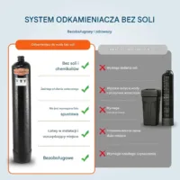 Zmiękczacz wody bezsolny do domu dla 5-8 osób system antykamienny