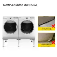 Podest pod Pralkę AGD Podstawa 124x55cm Regulowany Wysokość 30 cm