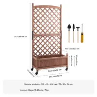 Grządka Ogrodowa z Okratowaniem