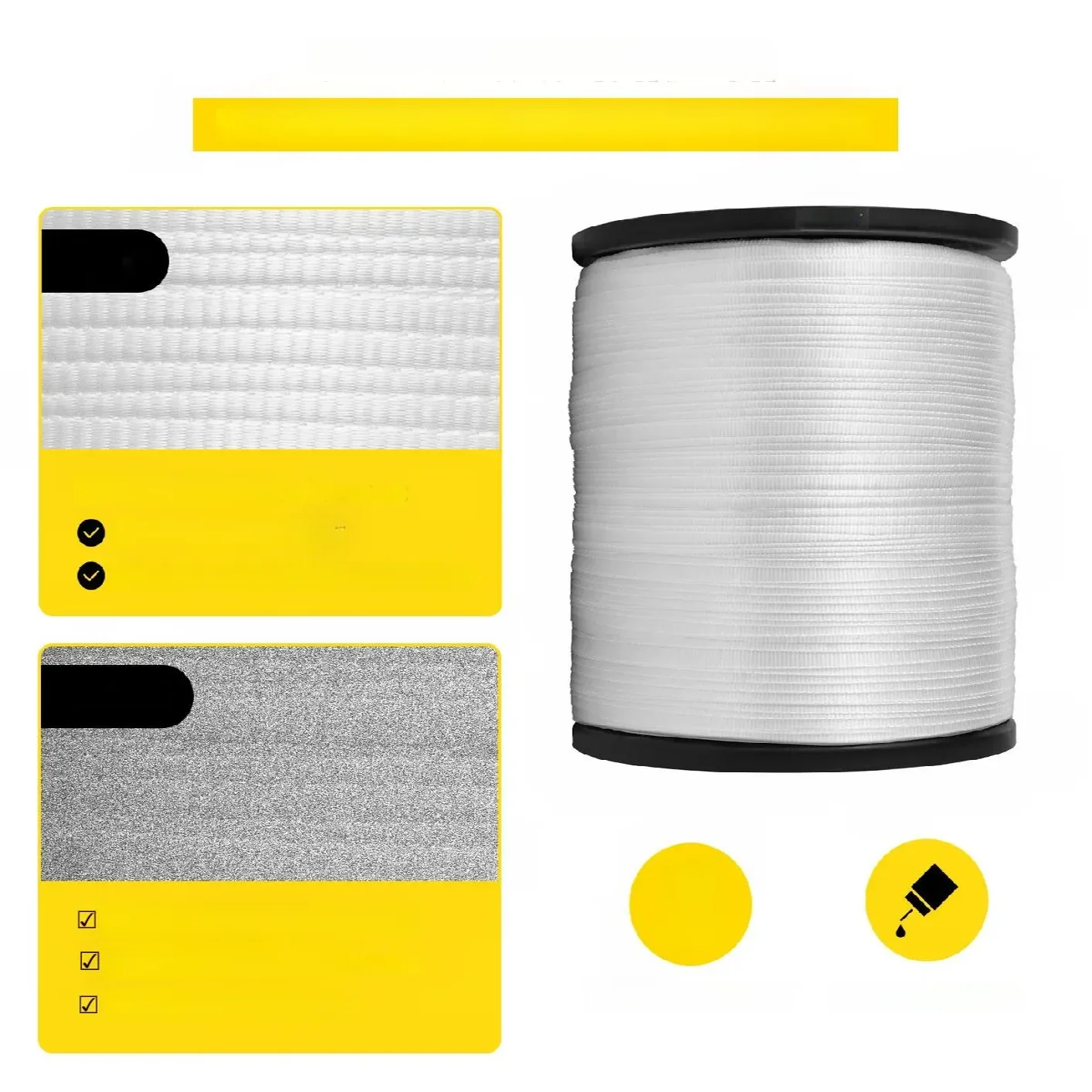 Taśma nośna parciana kaletnicza 25 mm wytrzymała 961 m - obrazek 2