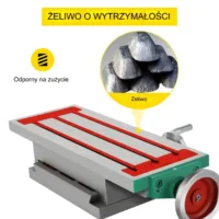 Stół frezarski 2-osiowy krzyżowy 45x17cm 30kg do wiertarki uchylnej CNC