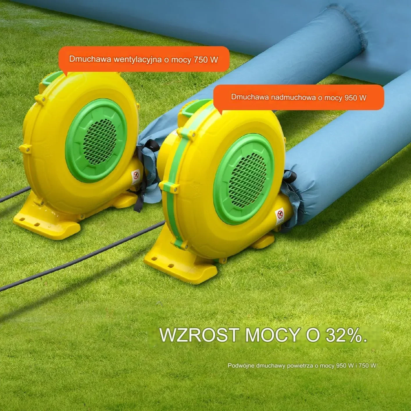 Namiot lakierniczy nadmuchiwany kabina 8,5 x 4,8 x 3,3 m +dmuchawa - obrazek 2