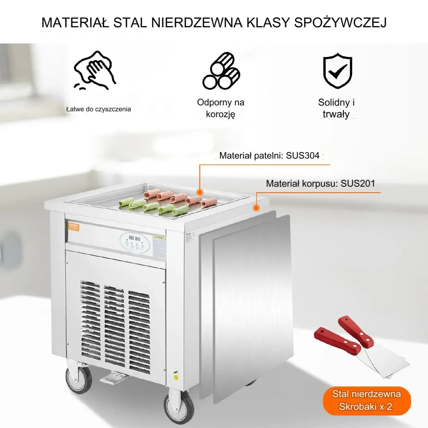 Maszyna do Lodów Tajskich 1460 W - obrazek 3