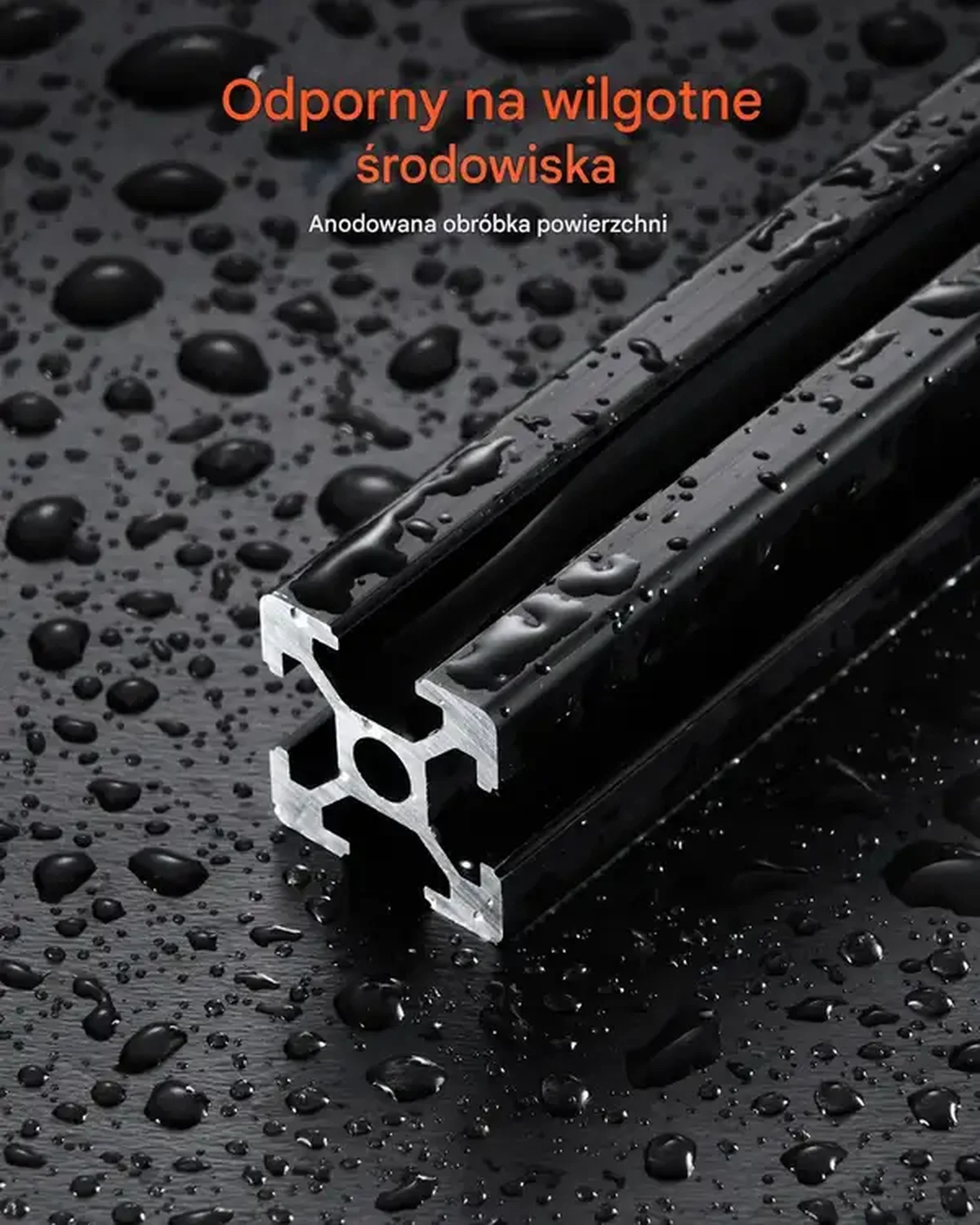 Profil aluminiowy T-slot 2040 1200mm 5 szt. czarny - do CNC, drukarki 3D - obrazek 6